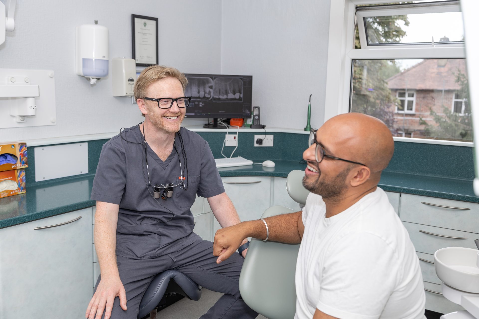 West Park Dental Care clinic interior with treatment chair