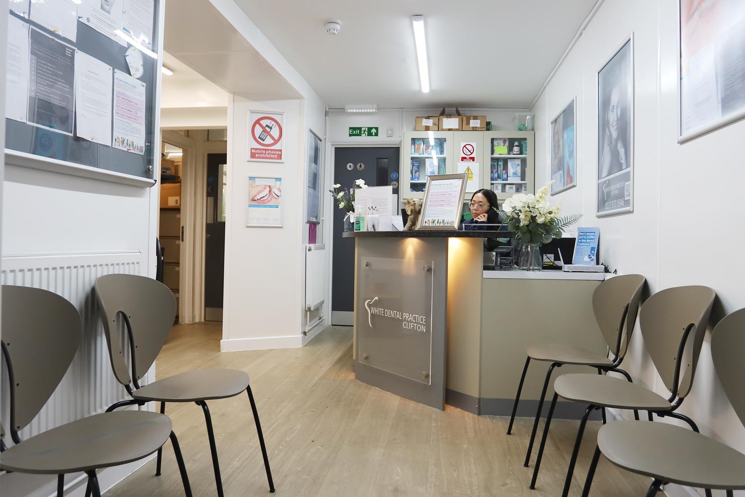 Reception area