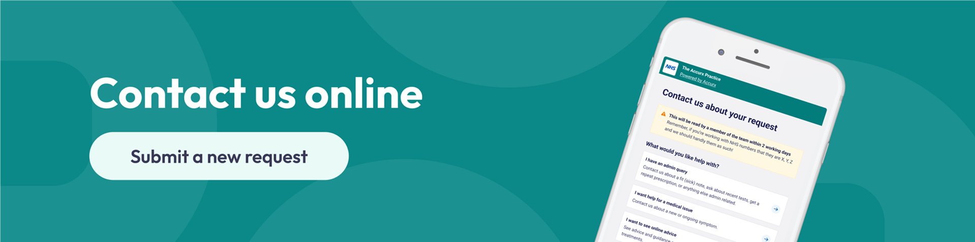 Windmill Health Centre homepage hero banner