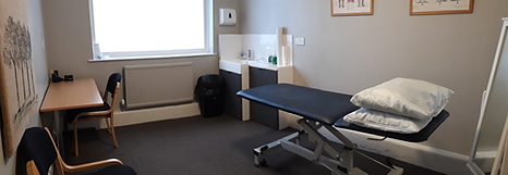 Yorkshire Shoulder Physiotherapy treatment room at The Orchard clinic